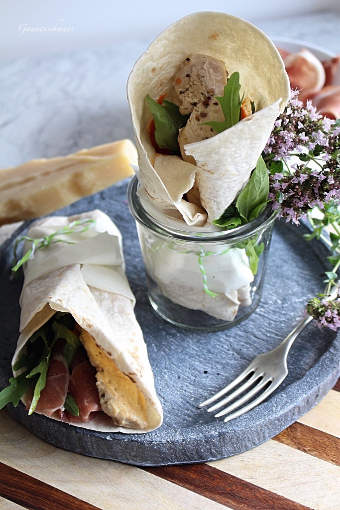 Italian-Wraps – Gaumenschmaus Italian-Wraps – Gaumenschmaus