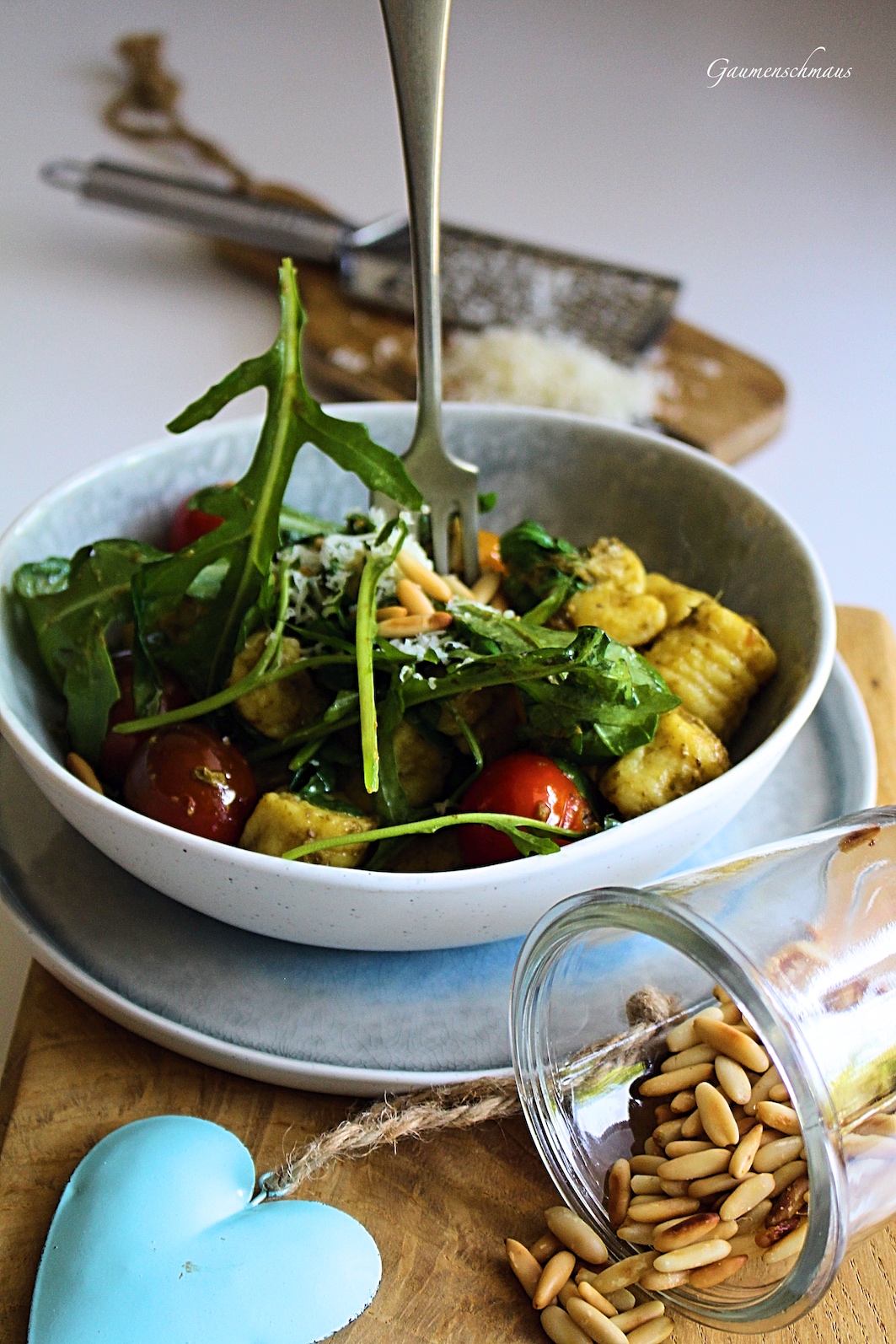 Rucola-Gnocchi &amp; Pesto – Gaumenschmaus