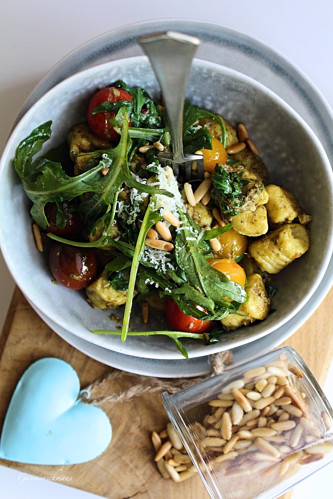 Rucola-Gnocchi &amp; Pesto – Gaumenschmaus