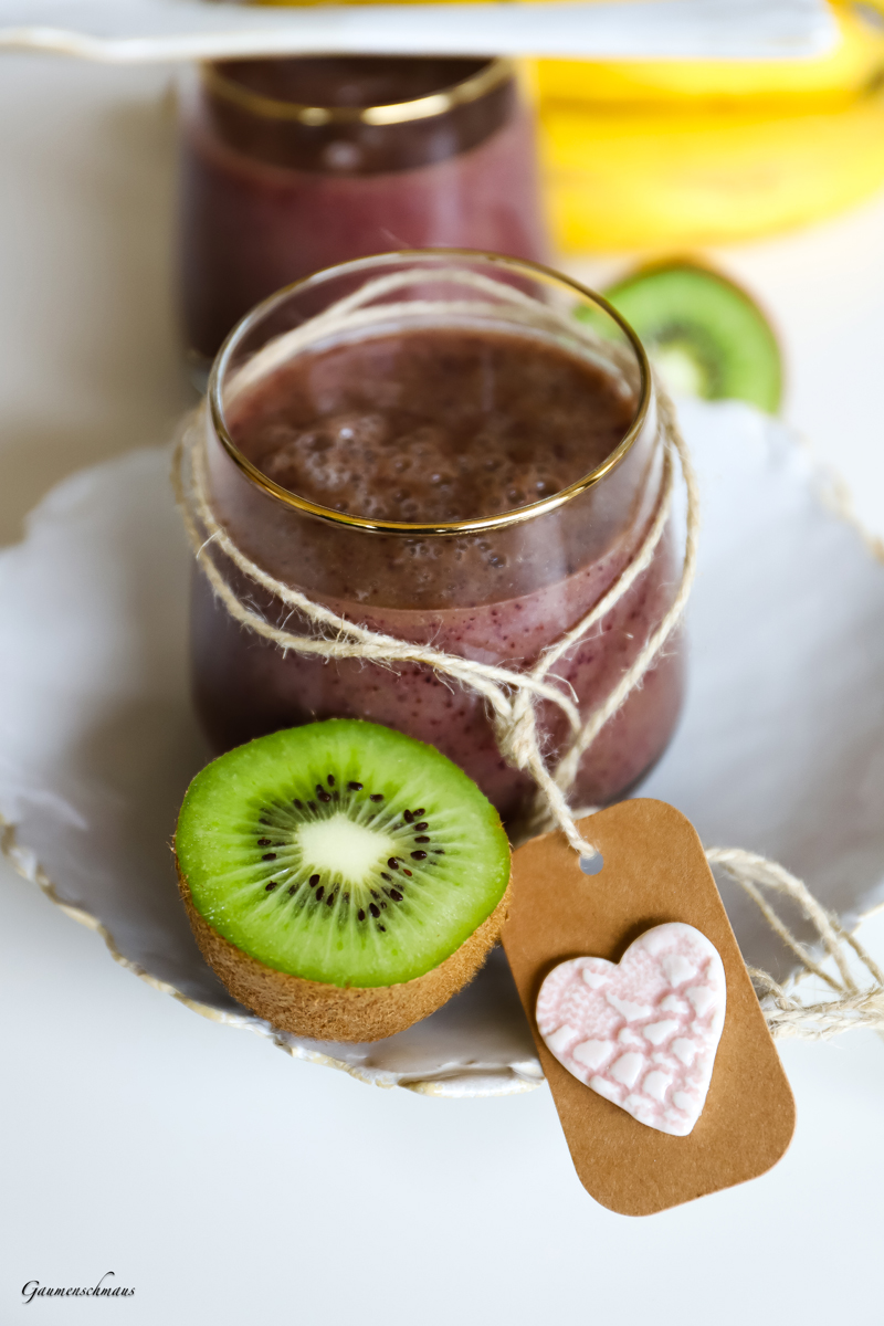Kiwi-Heidelbeer-Smoothie – Gaumenschmaus