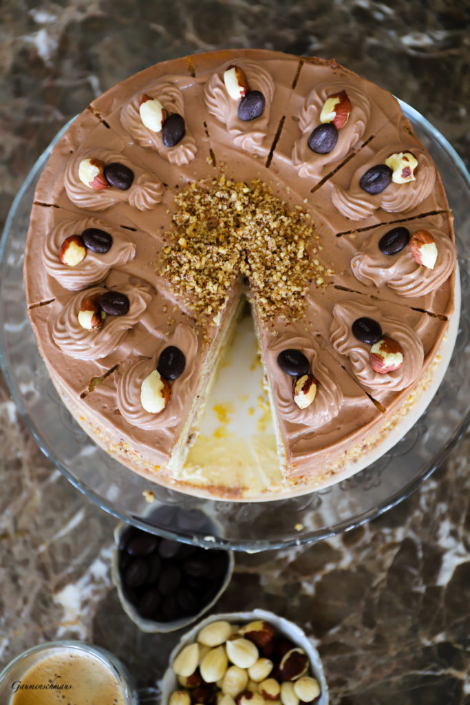 Kaffee-Nuss-Torte – Gaumenschmaus