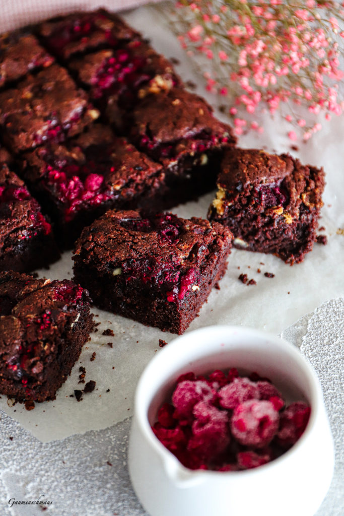 Himbeer-Brownies – Gaumenschmaus