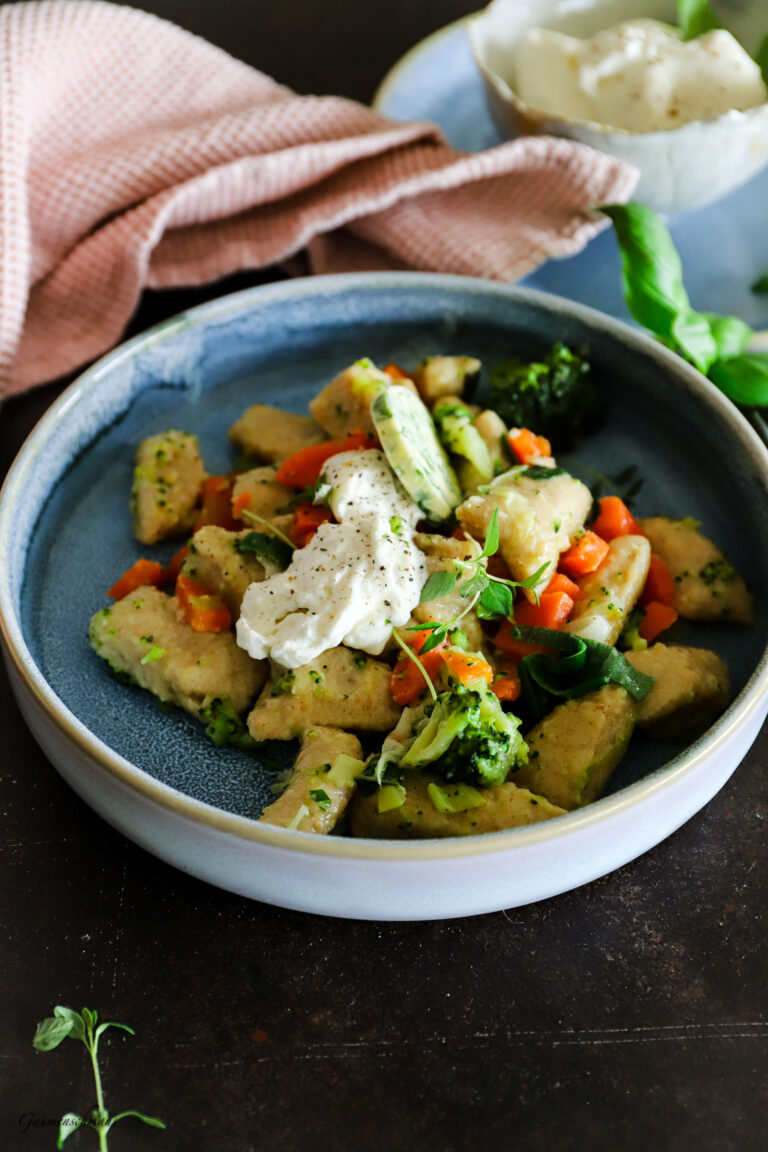 Kartoffelgnocchi mit Dinkel-Vollkornmehl und Dinkelgrieß – Gaumenschmaus