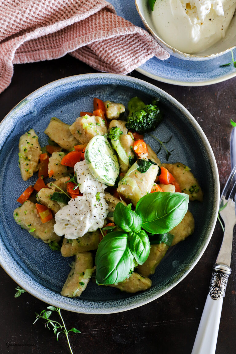 Kartoffelgnocchi mit Dinkel-Vollkornmehl und Dinkelgrieß – Gaumenschmaus