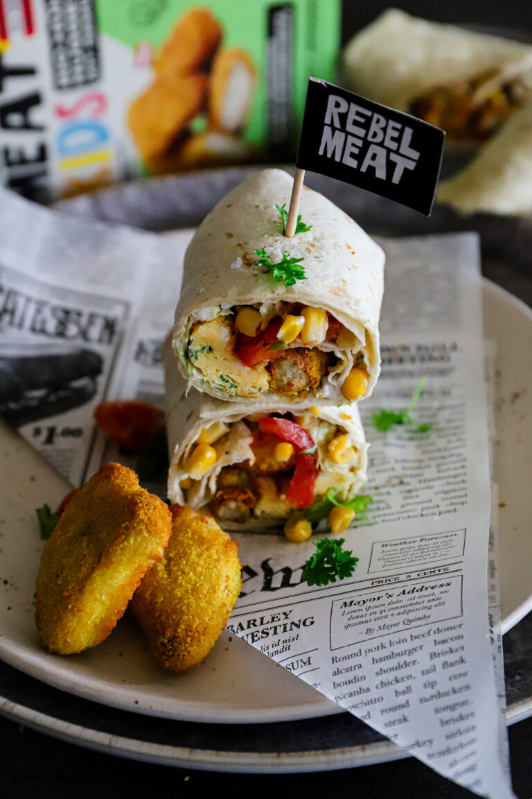 Gefüllte Wraps mit Rebel Meat – Gaumenschmaus