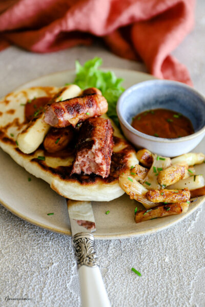 Muttertagsgrillerei mit Grillbrot und Butterspargel – Gaumenschmaus