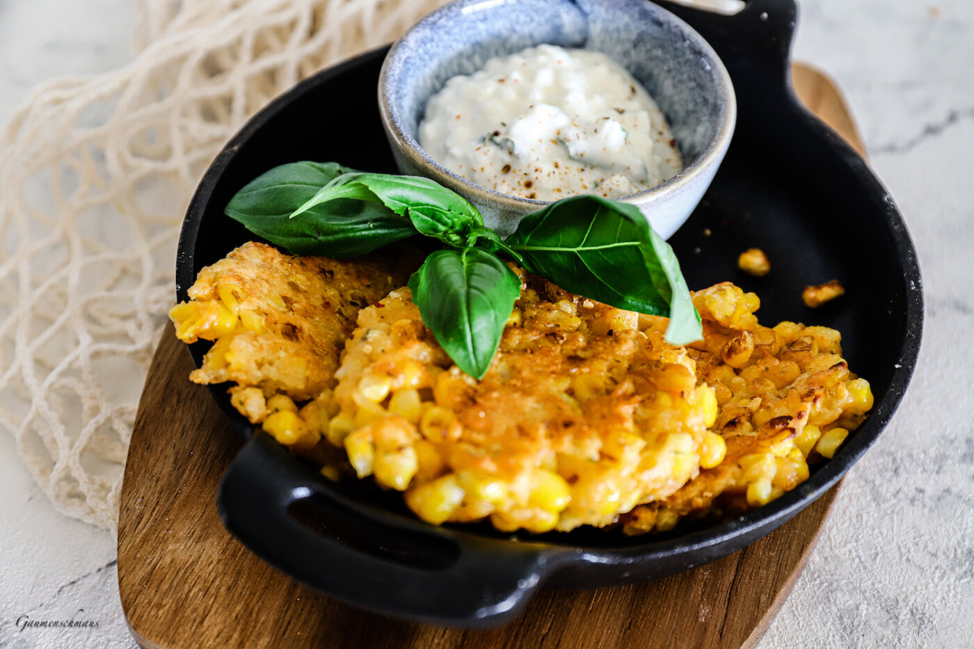 Corn Cheese Fritters Gaumenschmaus