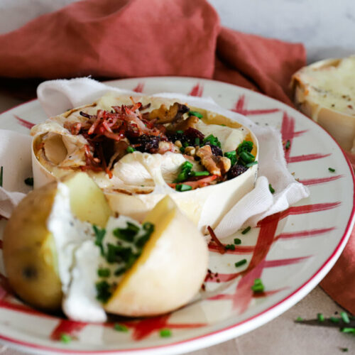 Ofenkäse mit Schinkenspeck – Gaumenschmaus
